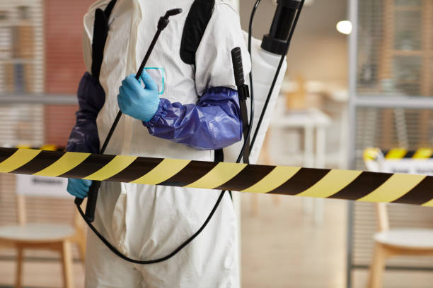 Professional Biohazard Cleanup technician working in Hudson, MI